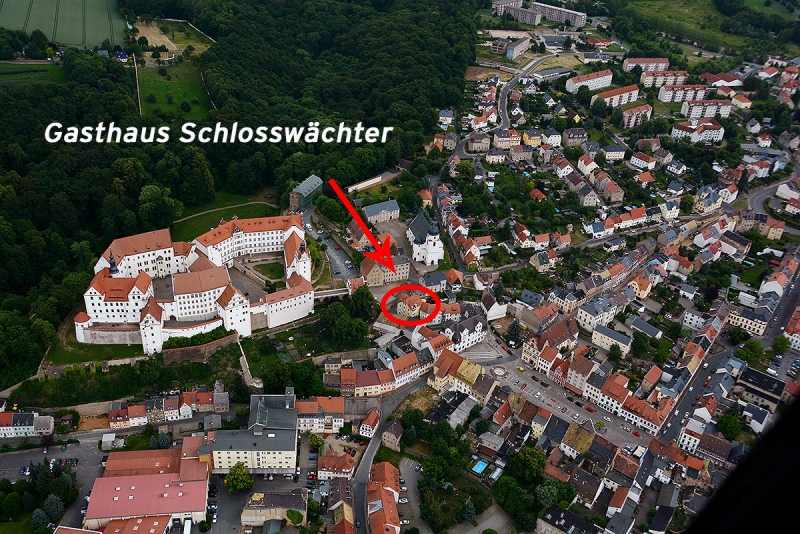 Luftbild Schlosswächter Colditz